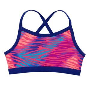 TYR Girls' Dreamland Trinity Bikini Top sz Small 6/6X Swimsuit